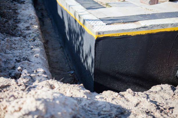 Residential Wet Basement Repair installation at a Pewamo, MI home by SJ Waterproofing Pros